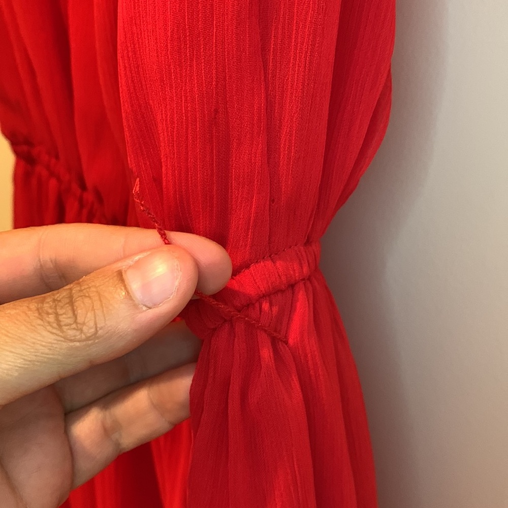 Red Mid Dress - Picture 7 of 9